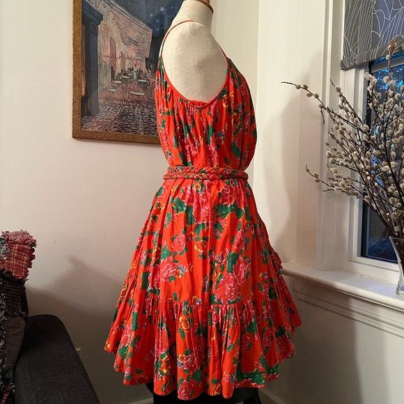 Rhode - Nala Printed Cotton Mini Dress - Size S - Picture 2 of 6